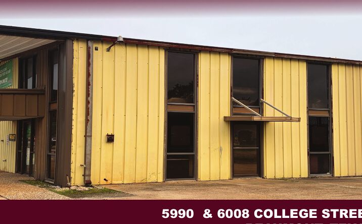 Pictures of Office, Industrial, Land property located at 5990 College Street, Beaumont, TX 77707, 6008 College Street, Beaumont, TX 77707-3502 for sales - image #1