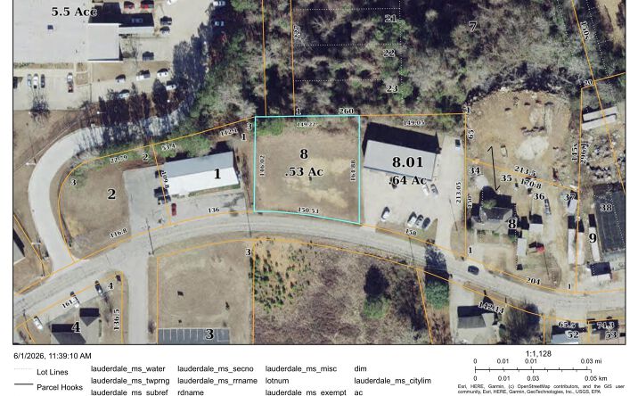 Pictures of Land property located at 2810 Old North Hills Street, Meridian, MS 39305 for sales - image #1