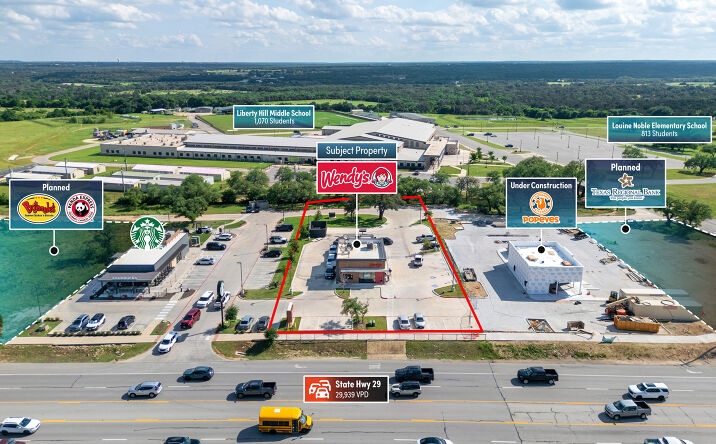 Pictures of Retail property located at 13001 TX-29, Liberty Hill, TX 78642 for sales - image #1