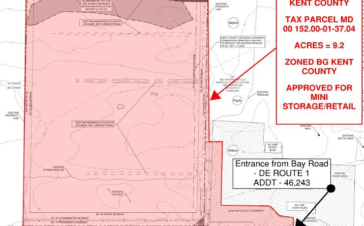 Pictures of Land, Self Storage, Retail property located at 2700 Bay Road, Milford, DE 19963 for sales - image #1