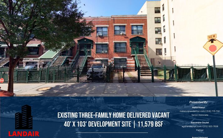 Pictures of Multifamily, Land property located at 940 East 181st Street, Bronx, NY 10460 for sales - image #1