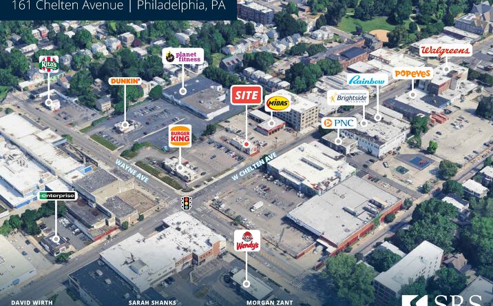 Pictures of Retail property located at 161 W Chelten Ave, Philadelphia, PA 19144 for sales - image #1