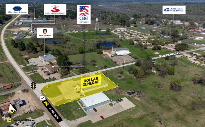 Pictures of Retail property located at 107 Highway 1 North, Oil City, LA 71061 for sales - image #1