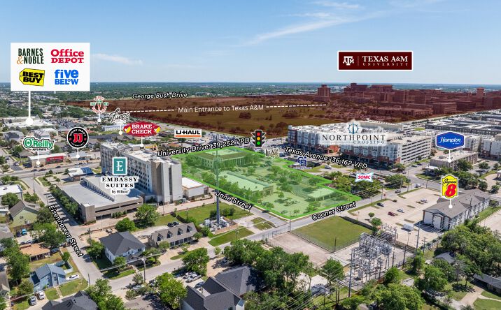 Pictures of Mixed Use, Land property located at 111 UNIVERSITY DR E, COLLEGE STATION, TX 77840-5904 for sales - image #1