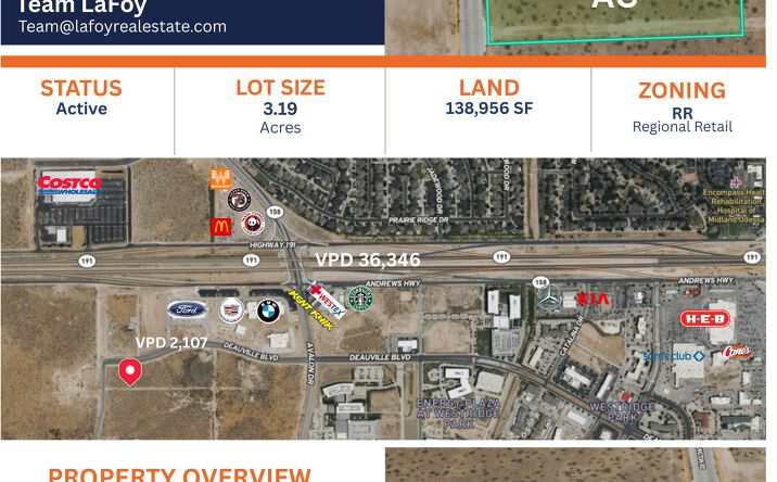 Pictures of Land property located at 6601 Deauville Boulevard, Midland, TX 79706 for sales - image #1