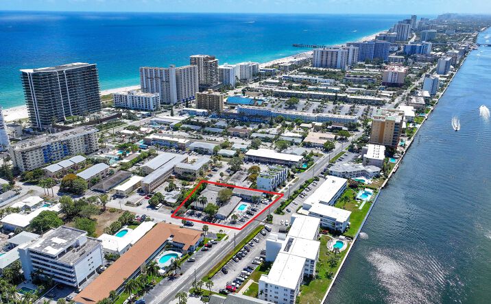 Pictures of Multifamily, Hospitality property located at 1020 N RIVERSIDE DR, POMPANO BEACH, FL 33062 for sales - image #1