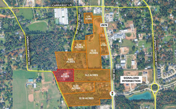 Pictures of Land property located at 26910 Dobbin Huffsmith, Magnolia, TX 77354 for sales - image #1