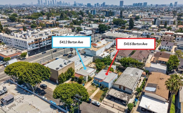 Pictures of Retail, Land property located at 5412 Barton Avenue, Los Angeles, CA 90038 for sales - image #1