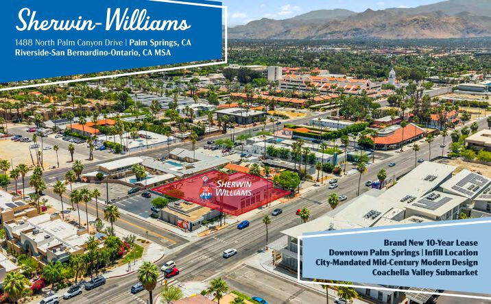 Pictures of Retail property located at 1488 North Palm Canyon Drive, Palm Springs, CA 92262 for sales - image #1