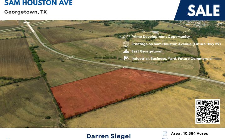 Pictures of Land property located at Sam Houston Avenue, Georgetown, TX 77340 for sales - image #1