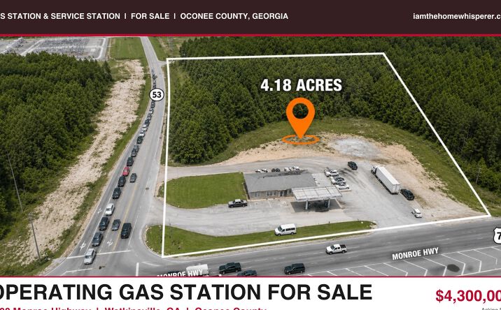 Pictures of Retail, Special Purpose, Business for Sale property located at 4500 Monroe Hwy, Watkinsville, GA 30677 for sales - image #1