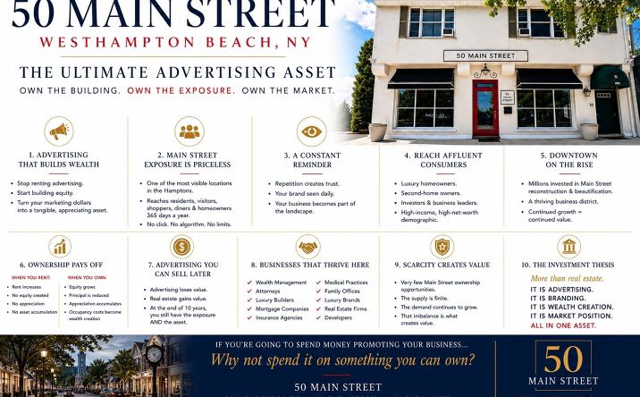 Pictures of Office property located at 50 Main Street, Westhampton Beach, NY 11978 for sales - image #1
