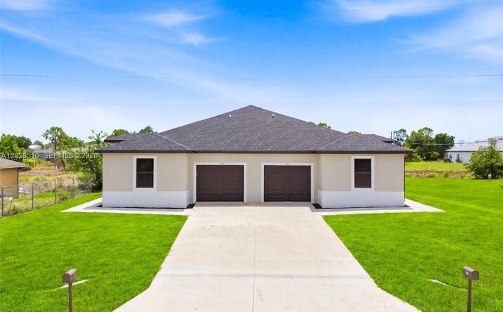 Pictures of Multifamily property located at 225/227 Hightower AVE S, Lehigh Acres, FL 33973 for sales - image #1