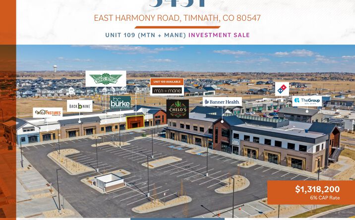 Pictures of Retail property located at 5451 E Harmony Rd, Timnath, CO 80547 for sales - image #1