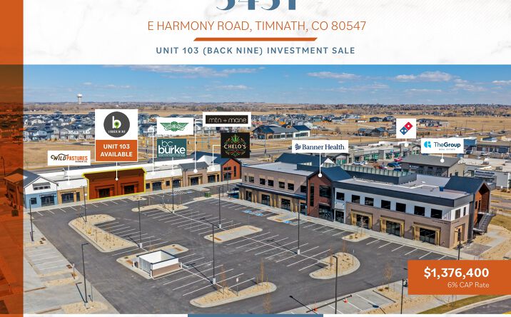 Pictures of Retail, Special Purpose property located at 5451 E Harmony Rd, Timnath, CO 80547 for sales - image #1