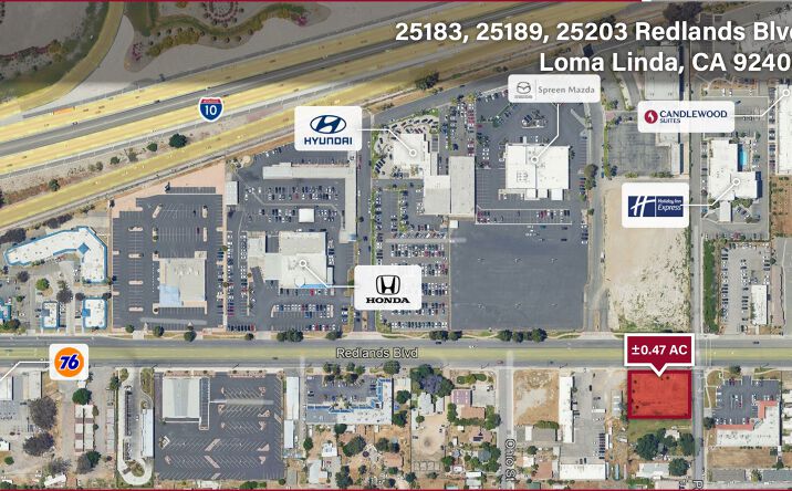Pictures of Land property located at 25183, 25189, 25203 Redlands Blvd, Loma Linda, CA 92407 for sales - image #1