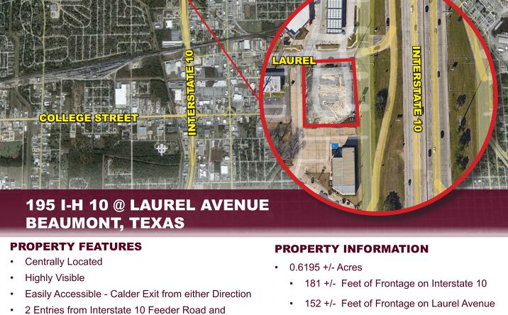 Pictures of Land property located at 195 Interstate 10, Beaumont, TX 77713 for sales - image #1