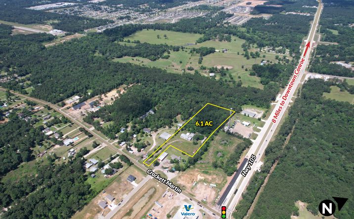 Pictures of Industrial, Land, Self Storage property located at 648 Crockett Martin Road, Conroe, TX 77306 for sales - image #1