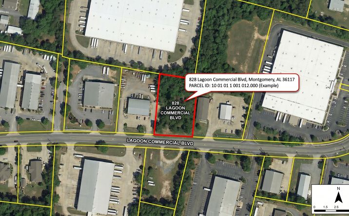 Pictures of Industrial property located at 828 LAGOON COMMERCIAL BLVD, MONTGOMERY, AL 36117 for sales - image #1