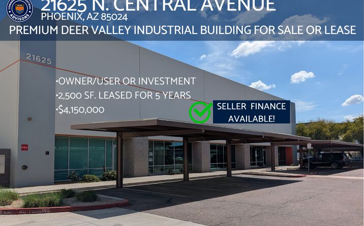 Pictures of Industrial property located at 21625 N. Central Avenue, Phoenix, AZ 85024 for sales - image #1