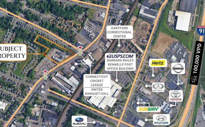 Pictures of Industrial, Retail property located at 2895-2995 Main Street, Hartford, CT 02895-3120 for sales - image #1