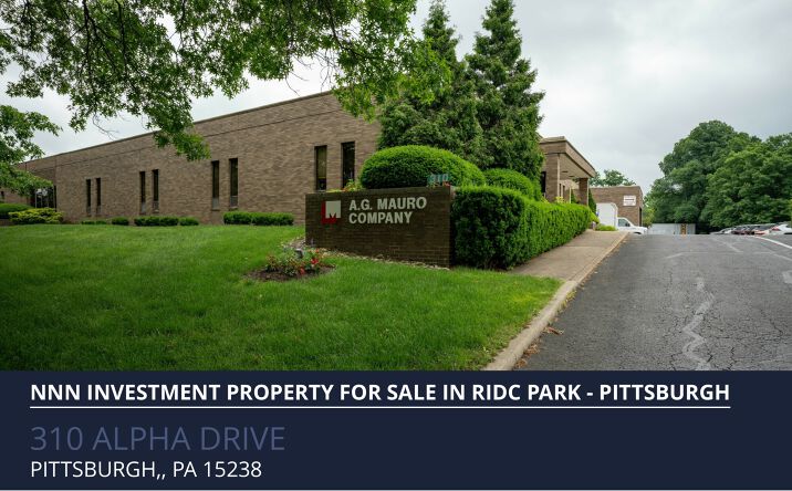 Pictures of Industrial property located at 310 Alpha Drive, Pittsburgh, PA 15238 for sales - image #1