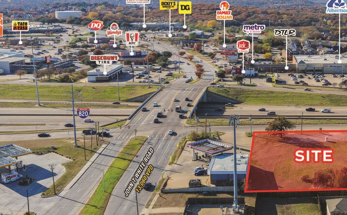 Pictures of Retail property located at NEC JOHN T WHITE RD & E LOOP 820, Fort Worth, TX 76120 for sales - image #1
