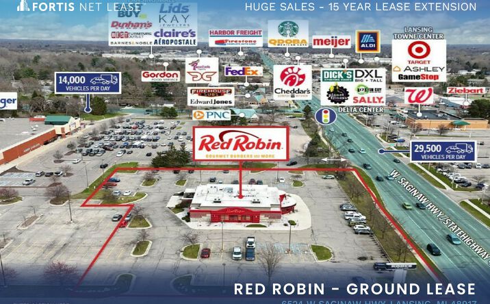 Pictures of Retail property located at 6524 W Saginaw Hwy, Lansing, MI 48917 for sales - image #1