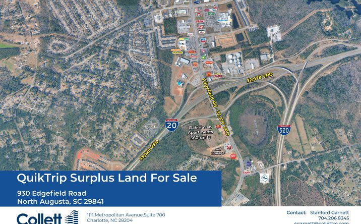 Pictures of Land property located at 930 Edgefield Road, North Augusta, SC 29841 for sales - image #1