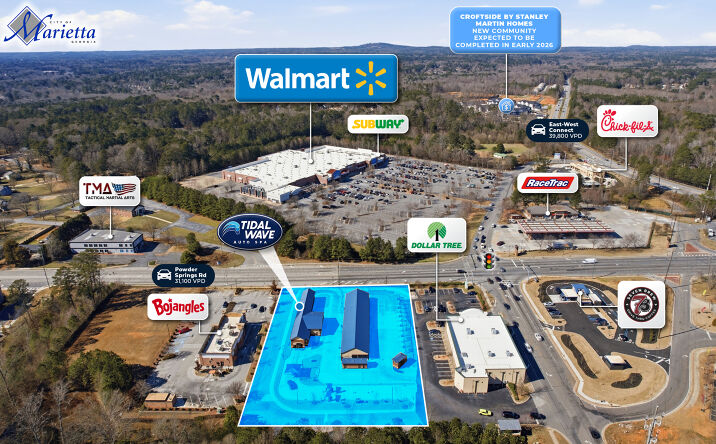 Pictures of Retail property located at 2745 POWDER SPGS RD SW, MARIETTA, GA 30064 for sales - image #1