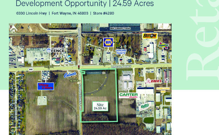 Pictures of Land property located at 6330 US Highway 30 East, Fort Wayne, IN 46803 for sales - image #1