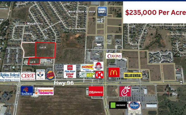 Pictures of Land property located at Latham Drive, Warner Robins, GA 31088 for sales - image #1