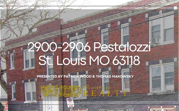 Pictures of Multifamily property located at 2900-2906 Pestalozzi, St. Louis, MO 63118 for sales - image #1