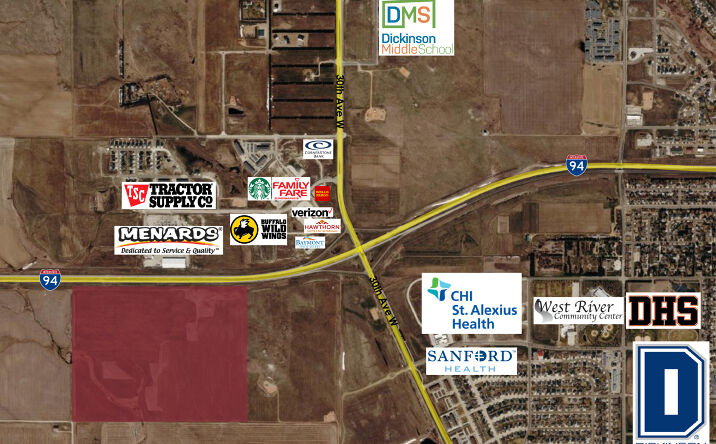 Pictures of Land property located at 114th Avenue Southwest, Dickinson, ND 58601 for sales - image #1