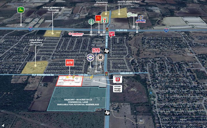 Pictures of Retail property located at 21001 Old Wiederstein Rd, Cibolo, TX 78108 for sales - image #1