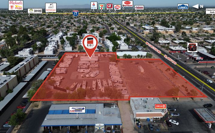 Pictures of Office, Industrial, Land property located at 1939 W CACTUS RD, PHOENIX, AZ 85029-2739 for sales - image #1