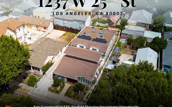 Pictures of Multifamily property located at 1237 West 25th Street, Los Angeles, CA 90007 for sales - image #1