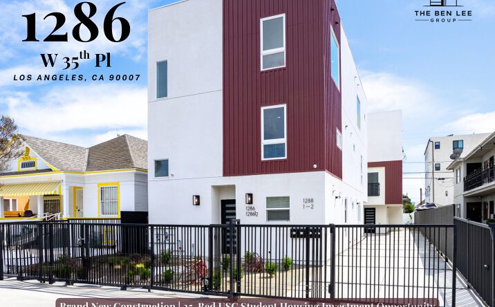 Pictures of Multifamily property located at 1286 W 35th Pl, Los Angeles, CA 90007 for sales - image #1
