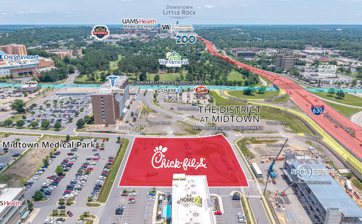 Pictures of Retail property located at 700 Julian Drive, Little Rock, AR 72205 for sales - image #1