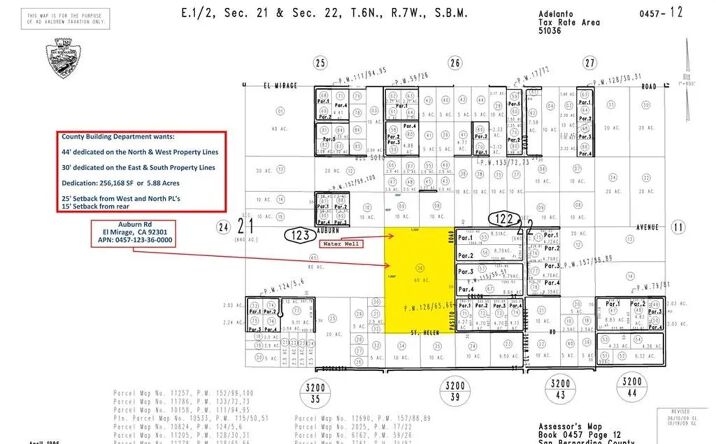 Pictures of Land property located at 2655 Auburn, Adelanto, CA 92301 for sales - image #1