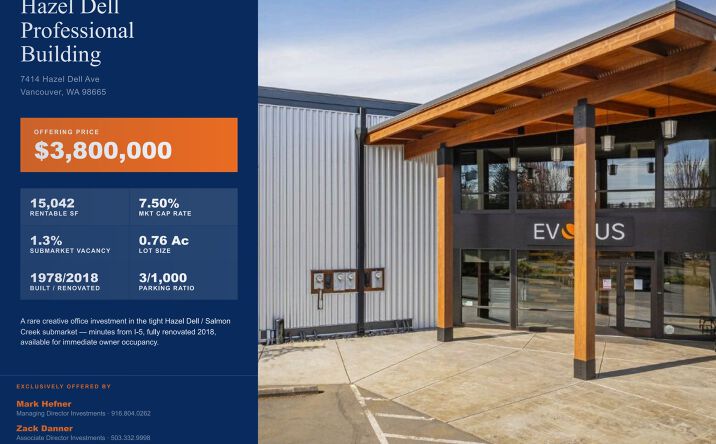 Pictures of Office property located at 7414 Hazel Dell Ave, Vancouver, WA 98665 for sales - image #1
