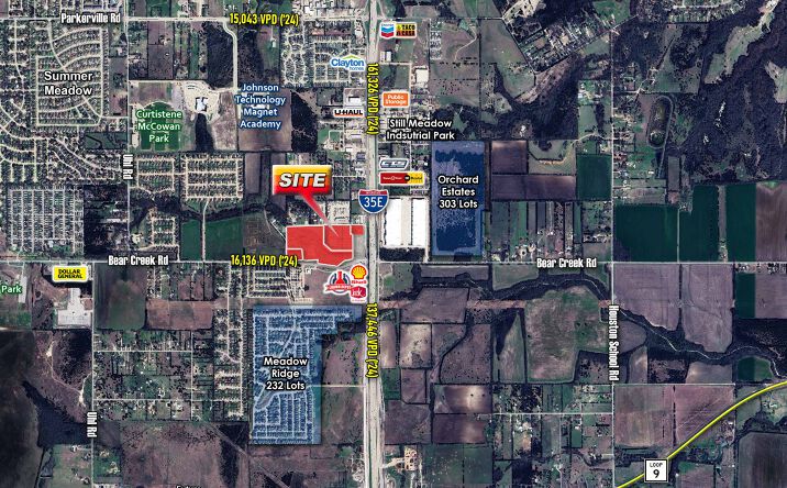 Pictures of Retail, Multifamily, Land property located at NWC I-35 & Bear Creek Rd, Glenn Heights, TX 75154 for sales - image #1