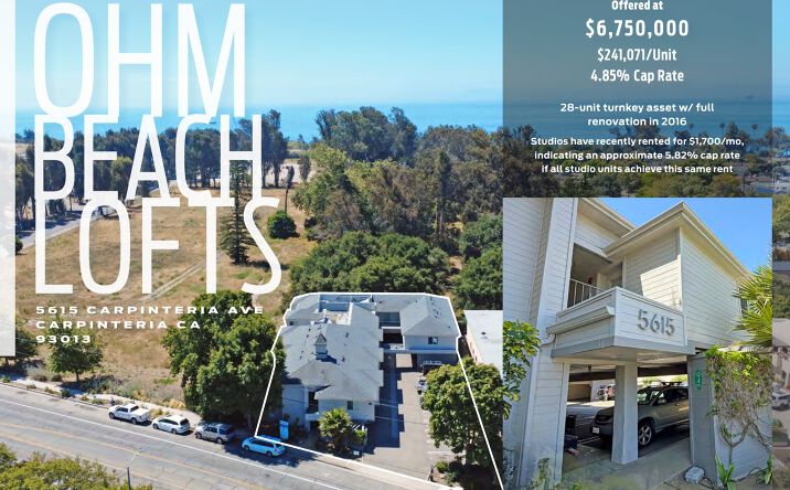 Pictures of Multifamily property located at 5615 Carpinteria Ave, Carpinteria, CA 93013 for sales - image #1