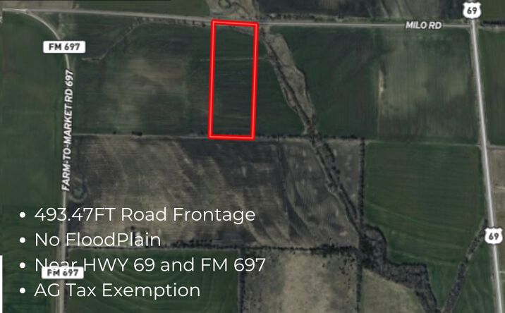 Pictures of Land property located at MILO RD - 15AC, WHITEWRIGHT, TX 75491 for sales - image #1
