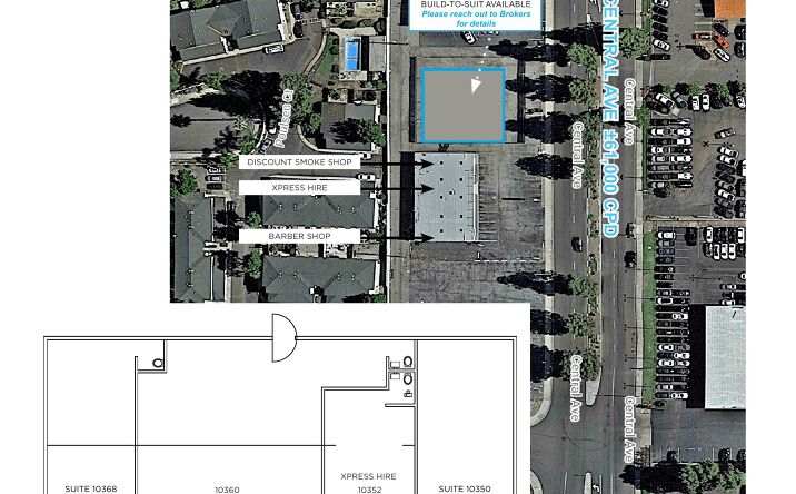 Pictures of Retail property located at 10340-10368 Central Ave, Montclair, CA 91763 for sales - image #1