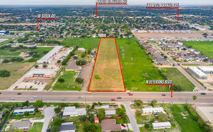 Pictures of Land property located at 1923 VETERANS BLVD, SAN JUAN, TX 78589 for sales - image #1