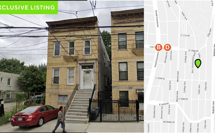 Pictures of Multifamily property located at 1337 Teller Avenue, Bronx, NY 10456 for sales - image #1