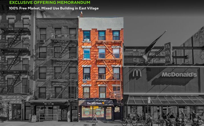 Pictures of Retail, Mixed Use property located at 108 1st Avenue, New York City, NY 10009 for sales - image #1