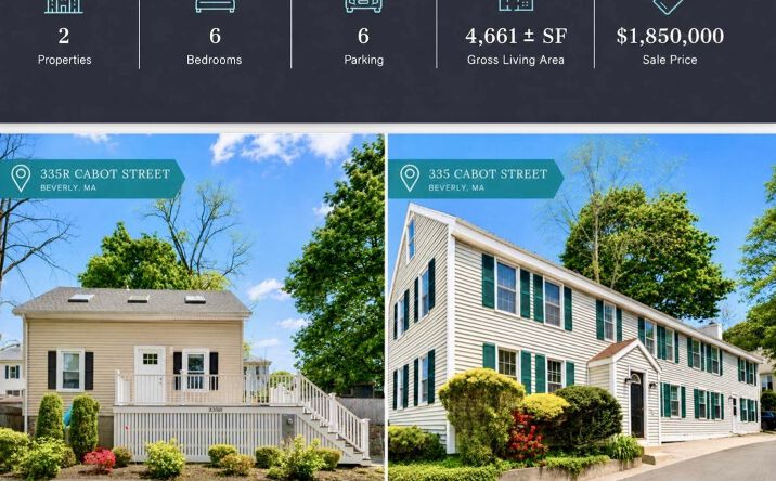 Pictures of Multifamily property located at 335 Cabot Street, Beverly, MA 01915, 335R Cabot Street, Beverly, MA 01915 for sales - image #1