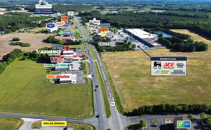 Pictures of Retail property located at 3543 LANKFORD HWY, EXMORE, VA 23350 for sales - image #1